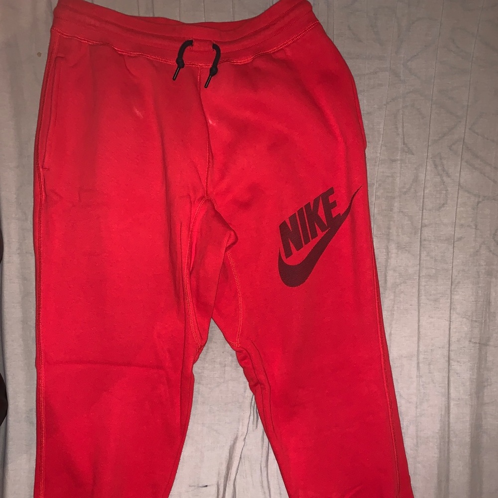 NIKE MENS FLEECE LINED CUFFED SWEATPANTS JOGGERS